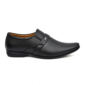 Generic Men's Faux Leather Formal Shoes (Black)