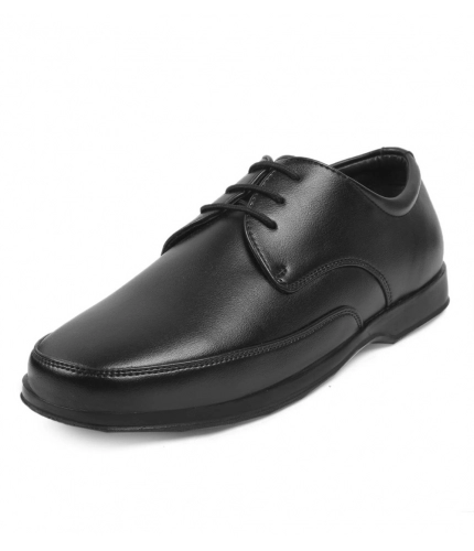 Men's Faux Leather Formal Shoes (Black)