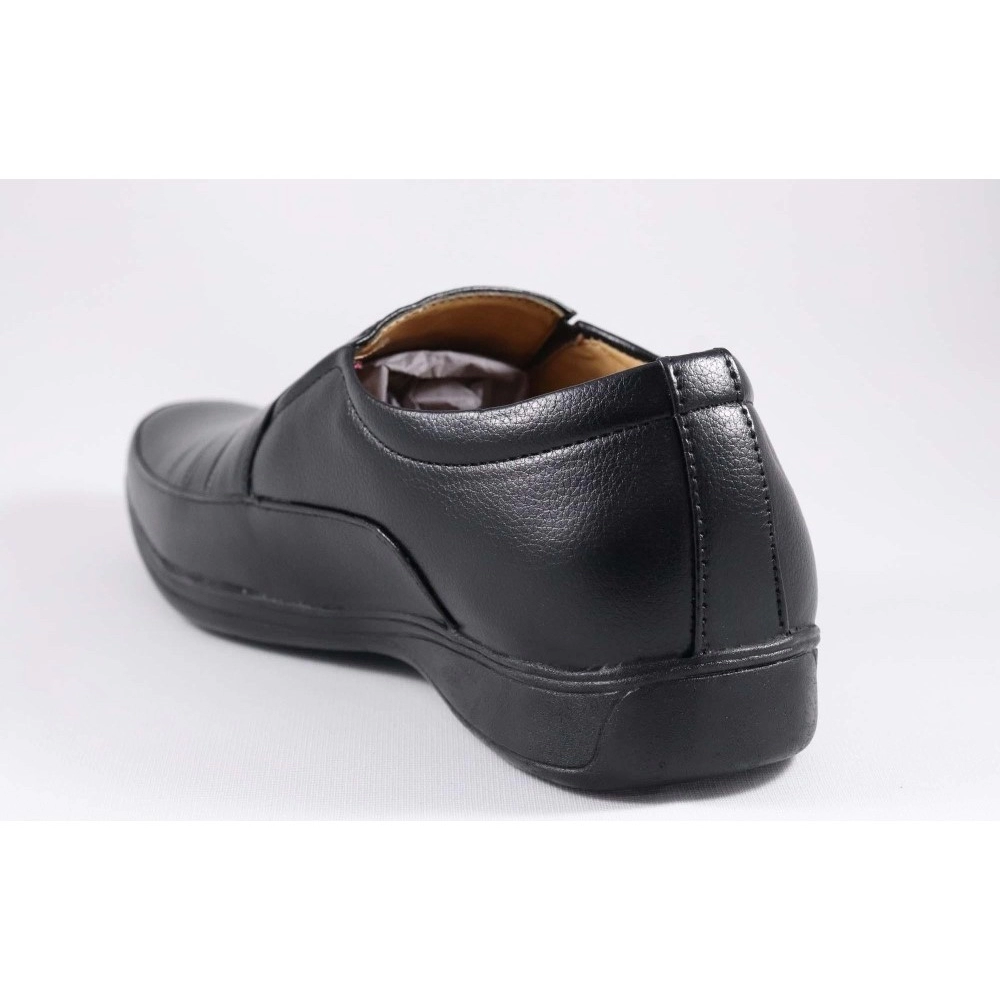 Men's Faux Leather Formal Shoes (Black)