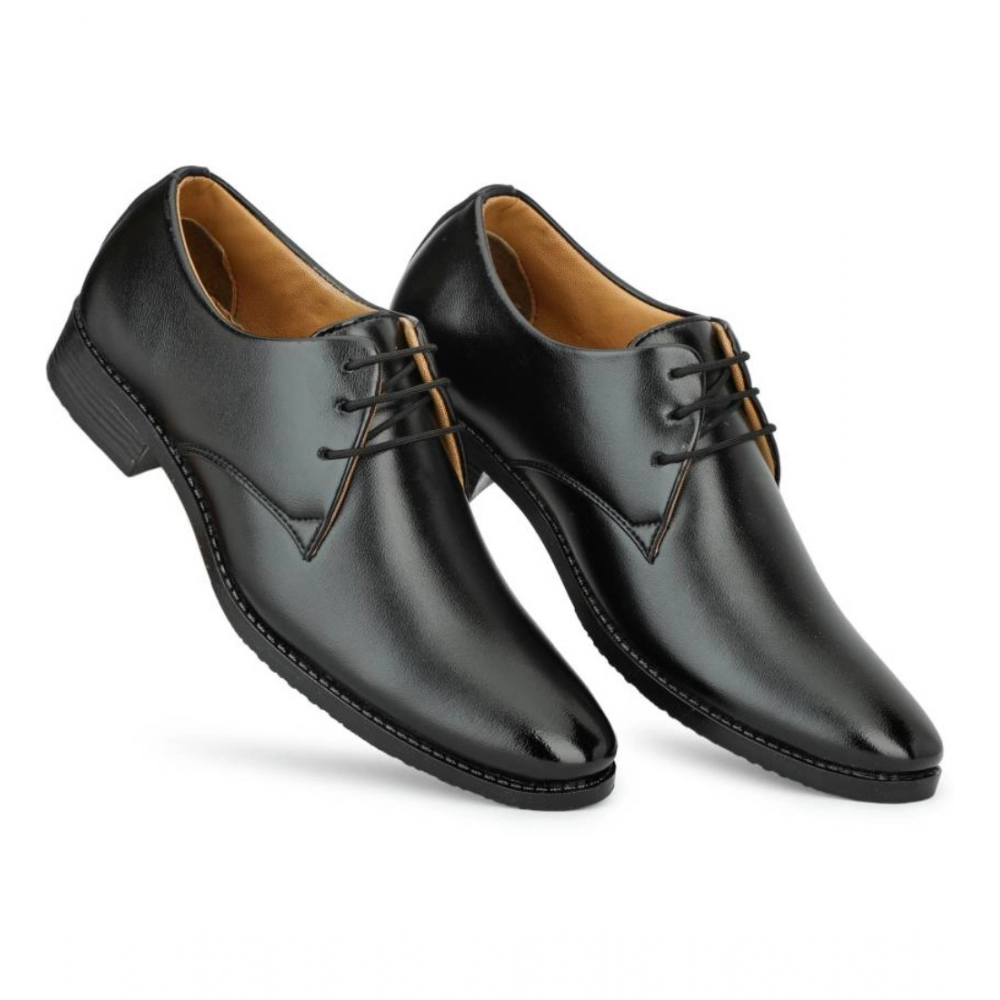 Men's Faux Leather Formal Shoes (Black) Men's Faux Leather Formal Shoes (Black)