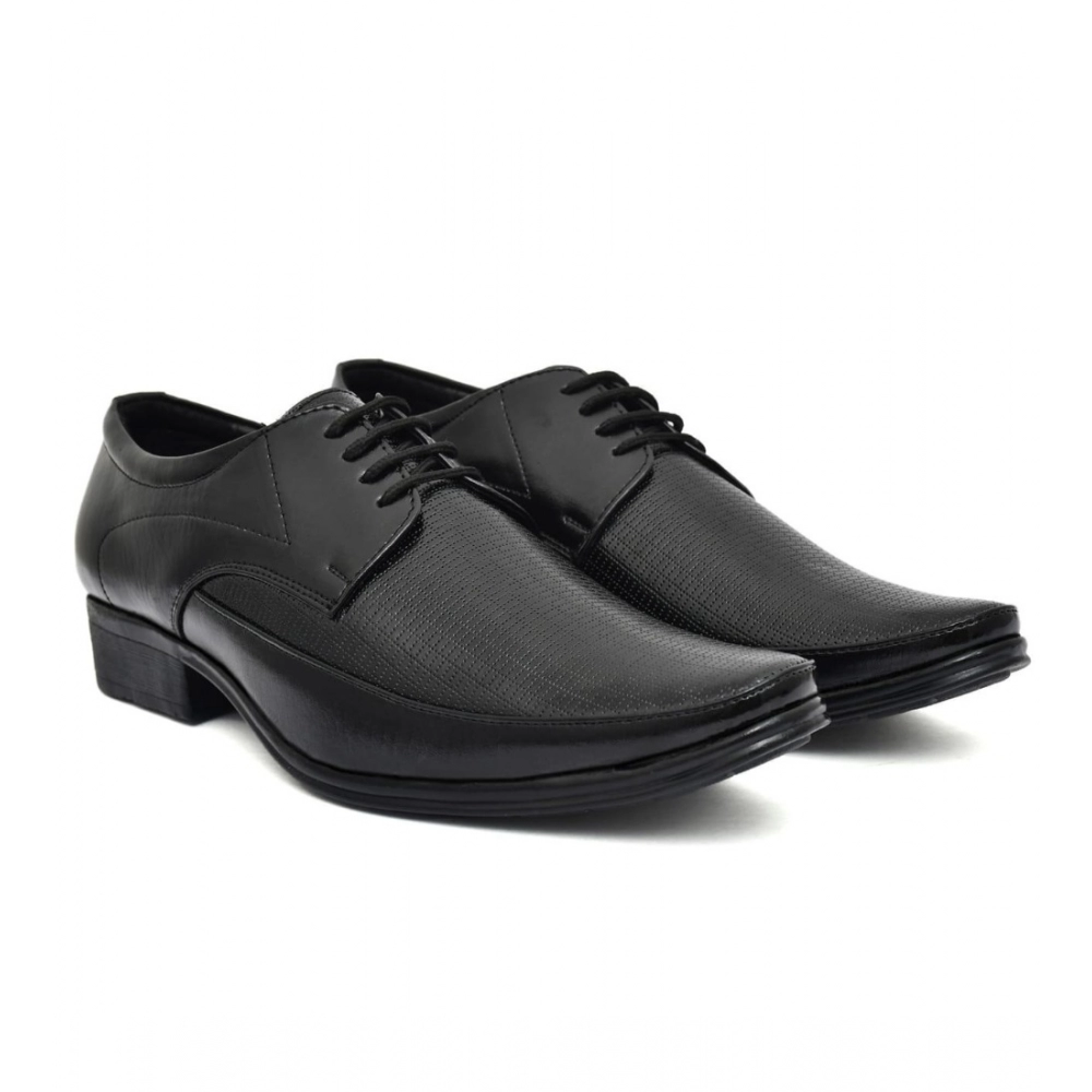 Men's Faux Leather Formal Shoes (Black) Men's Faux Leather Formal Shoes (Black)