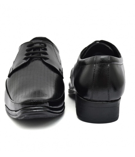 Men's Faux Leather Formal Shoes (Black)