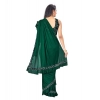 Women's Lycra Solid Saree With Unstitched Blouse (Green, 5.5 Mtr) Women's Lycra Solid Saree With Unstitched Blouse (Green, 5.5 Mtr)