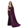 Women's Lycra Floral Saree With Unstitched Blouse (Wine, 5.5 Mtr) Women's Lycra Floral Saree With Unstitched Blouse (Wine, 5.5 Mtr)