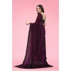 Women's Lycra Floral Saree With Unstitched Blouse (Wine, 5.5 Mtr) Women's Lycra Floral Saree With Unstitched Blouse (Wine, 5.5 Mtr)
