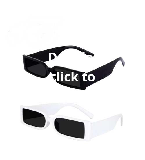 Pack Of 2 Unisex UV400 Protection Sunglasses (MultiColor)