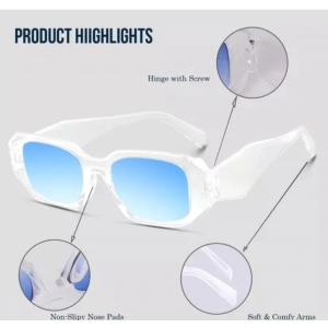 Generic Pack Of 2 Classic Unisex UV400 Protection Sunglasses (MultiColor)
