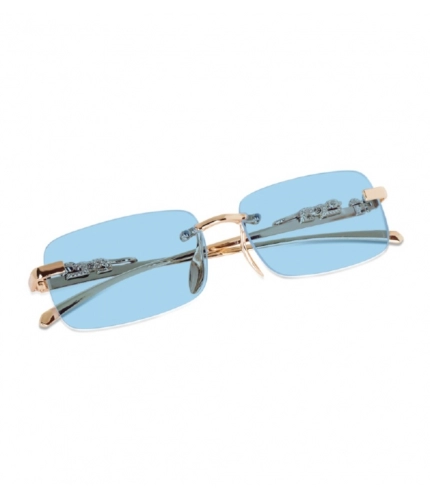 Classic Unisex UV400 Protection Sunglasses (Gold)