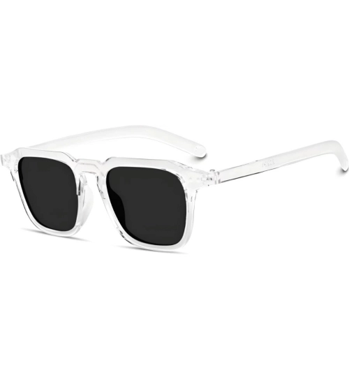 Pack Of 2 Classic Unisex UV400 Protection Sunglasses (White)