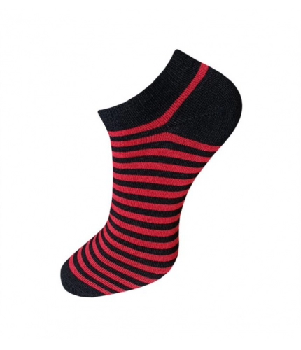 3_Pair Set Unisex Casual Cotton Striped Ankle Length Socks (Multicolor) 3_Pair Set Unisex Casual Cotton Striped Ankle Length Socks (Multicolor)