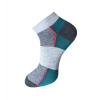 Dropship 3_Pair Set Unisex Casual Cotton Striped Ankle Length Socks (Multicolor)