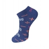 Dropship 3_Pair Set Unisex Casual Cotton Printed Ankle Length Socks (Multicolor)