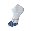 Dropship 3_Pair Set Unisex Casual Cotton Striped Ankle Length Socks (Multicolor)