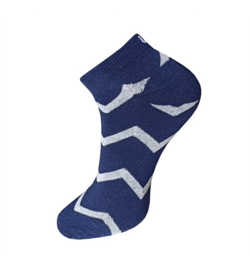 3_Pair Set Unisex Casual Cotton Printed Ankle Length Socks (Multicolor)