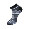 Dropship 3_Pair Set Unisex Casual Cotton Striped Ankle Length Socks (Multicolor)