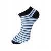 Dropship 3_Pair Set Unisex Casual Cotton Striped Ankle Length Socks (Multicolor)