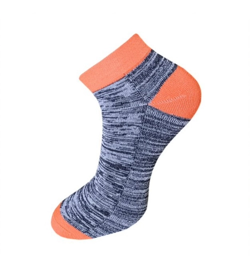 3_Pair Set Unisex Casual Cotton Ribbed Ankle Length Socks (Multicolor)