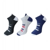 Dropship 3_Pair Set Unisex Casual Cotton Printed Ankle Length Socks (Multicolor)