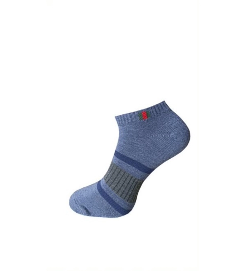 3_Pair Set Unisex Casual Cotton Printed Ankle Length Socks (Multicolor)