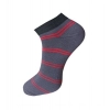 Dropship 3_Pair Set Unisex Casual Cotton Striped Ankle Length Socks (Multicolor)