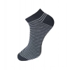 Dropship 3_Pair Set Unisex Casual Cotton Striped Ankle Length Socks (Multicolor)