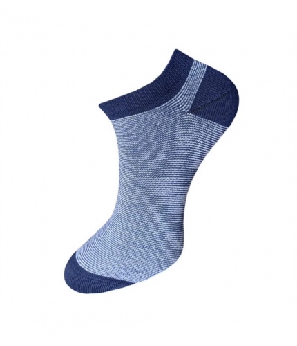 3_Pair Set Unisex Casual Cotton Striped Ankle Length Socks (Multicolor) 3_Pair Set Unisex Casual Cotton Striped Ankle Length Socks (Multicolor)