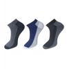3_Pair Set Unisex Casual Cotton Solid Ankle Length Socks (Multicolor) 3_Pair Set Unisex Casual Cotton Solid Ankle Length Socks (Multicolor)