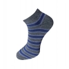 3_Pair Set Unisex Casual Cotton Striped Ankle Length Socks (Multicolor) 3_Pair Set Unisex Casual Cotton Striped Ankle Length Socks (Multicolor)