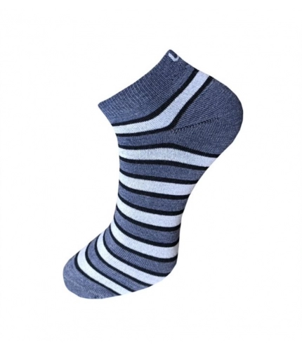 3_Pair Set Unisex Casual Cotton Striped Ankle Length Socks (Multicolor) 3_Pair Set Unisex Casual Cotton Striped Ankle Length Socks (Multicolor)