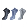 Dropship 3_Pair Set Unisex Casual Cotton Printed Ankle Length Socks (Multicolor)