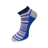 Dropship 3_Pair Set Unisex Casual Cotton Striped Ankle Length Socks (Multicolor)