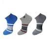 Dropship 3_Pair Set Unisex Casual Cotton Printed Ankle Length Socks (Multicolor)