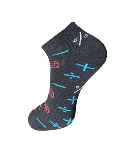 3_Pair Set Unisex Casual Cotton Printed Ankle Length Socks (Multicolor) 3_Pair Set Unisex Casual Cotton Printed Ankle Length Socks (Multicolor)
