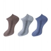 Dropship 3_Pair Set Unisex Casual Cotton Solid Ankle Length Socks (Multicolor)