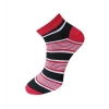 Dropship 3_Pair Set Unisex Casual Cotton Striped Ankle Length Socks (Multicolor)