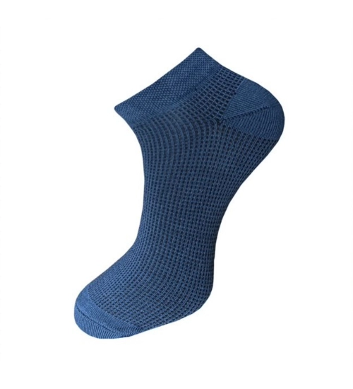 3_Pair Set Unisex Casual Cotton Solid Ankle Length Socks (Multicolor)