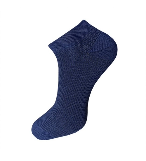 3_Pair Set Unisex Casual Cotton Solid Ankle Length Socks (Multicolor)