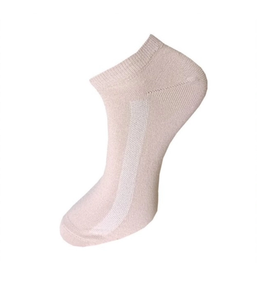 3_Pair Set Unisex Casual Cotton Solid Ankle Length Socks (Multicolor)