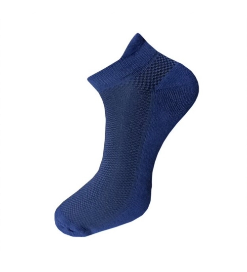 3_Pair Set Unisex Casual Cotton Solid Ankle Length Socks (Multicolor)