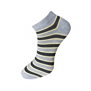 Generic 3_Pair Set Unisex Casual Cotton Striped Ankle Length Socks (Multicolor)
