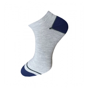 Generic 3_Pair Set Unisex Casual Cotton Solid Ankle Length Socks (Multicolor)