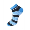 Dropship 3_Pair Set Unisex Casual Cotton Striped Ankle Length Socks (Multicolor)