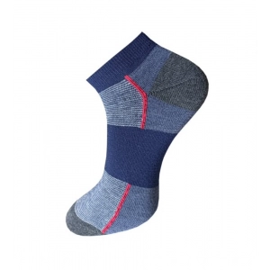 Generic 3_Pair Set Unisex Casual Cotton Striped Ankle Length Socks (Multicolor)