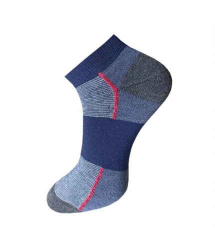 3_Pair Set Unisex Casual Cotton Striped Ankle Length Socks (Multicolor) 3_Pair Set Unisex Casual Cotton Striped Ankle Length Socks (Multicolor)