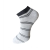 Dropship 3_Pair Set Unisex Casual Cotton Striped Ankle Length Socks (Multicolor)