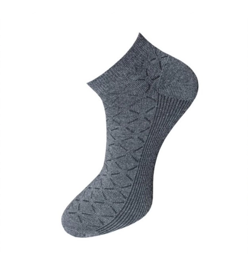 3_Pair Set Unisex Casual Cotton Printed Ankle Length Socks (Multicolor)