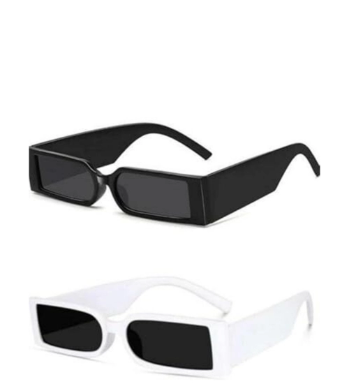 Pack Of 2 Unisex UV400 Protection Sunglasses (MultiColor)