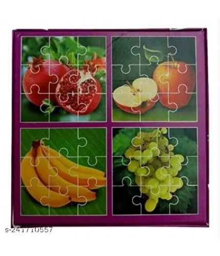 4_Pcs Set Fruits Puzzle | Cardboard | Educational Toys | 4+ Years 4_Pcs Set Fruits Puzzle | Cardboard | Educational Toys | 4+ Years