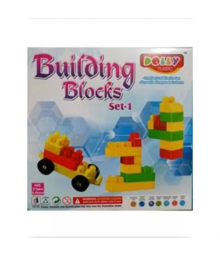 Building Blocks Set | Plastic | Educational Toys | 3+ Years
