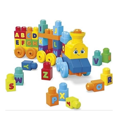 38_Pcs Set Jumbo Train Blocks | ‎Plastic | Educational Toys | 3+ Years